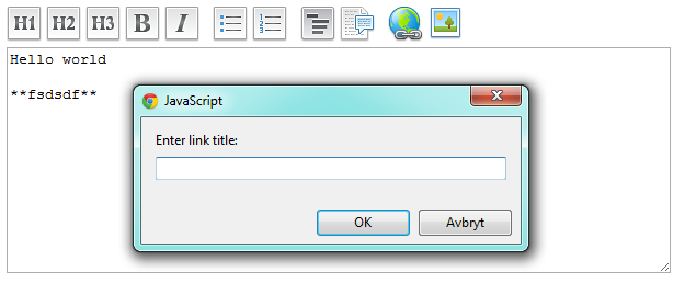 Dialog box